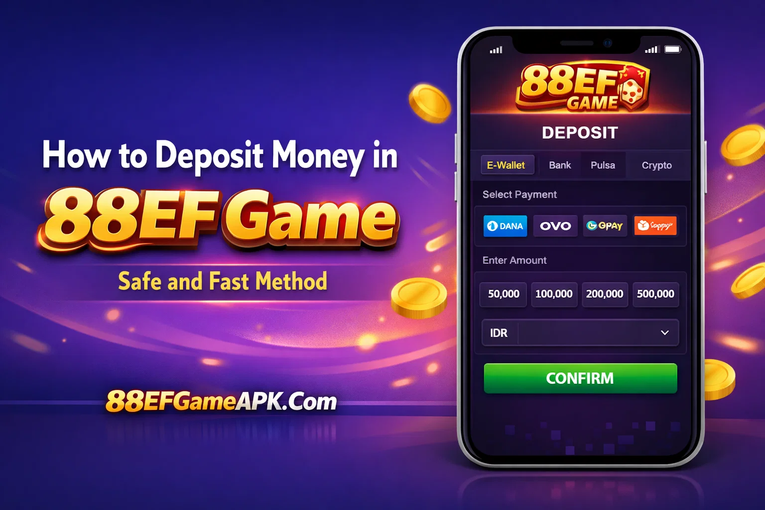 How to Deposit Money in 88EF Game